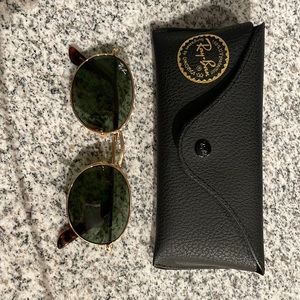 Ray-Ban RB3547N 001 Green Classic G-15 Oval Flat Unisex Sunglasses